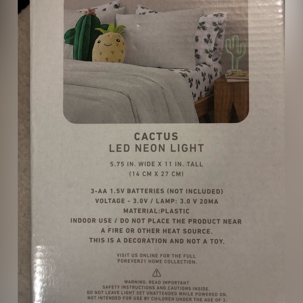 LED Neon Cactus 🌵Light - Picture 4 of 4